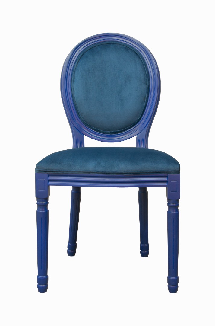 Стул Volker Blue-Blue Синий