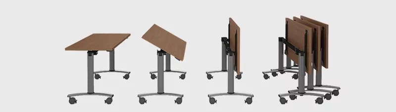 Складные мобильные столы  для офиса