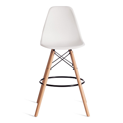 Стул барный Cindy / Синди Bar Chair (mod. 80-1) Белый / Натуральный