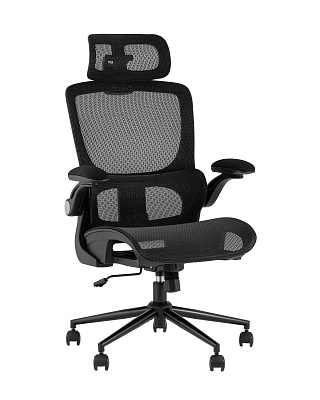 Кресло офисное TopChairs Tactus черная сетка