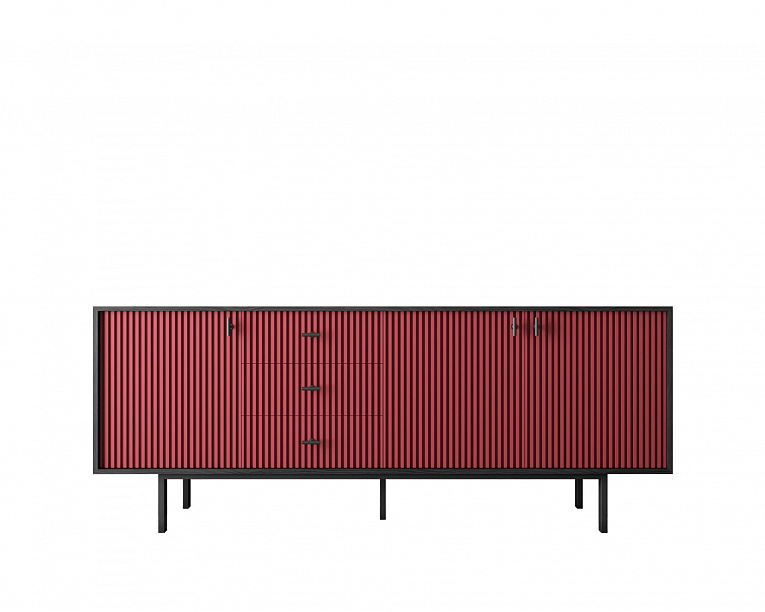 Комод Этажерка Emerson (Эмерсон) Red (Ред) EM07/red/L