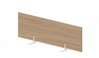 Экран фронтальный (меламин) 138x1,8x39см для стола bench Inspira (GDB) ЛДСП UMSFBE138OWBL светлый дуб / белый