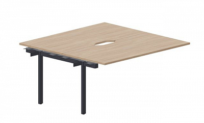 Приставной элемент Bench 1580х1566х750мм (2 эргоном. выреза) Inspira (GDB) Поло (Polo) PEN2TPV168OWAN светлый дуб / антрацит