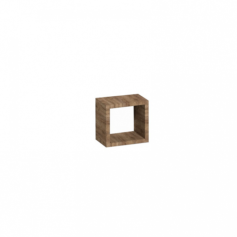 Полка Куб 3 Nature 100 Дуб табачный Craft