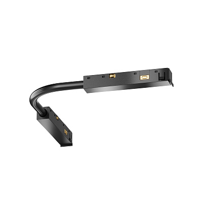 Коннектор питания шарнирный Exility X, черный Maytoni Accessories for tracks Exility X TRA239CS-42B