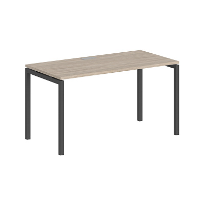 Офисный стол Norden Сигма 1400х800 (м/к 40х40) SG.208.OL.44.AN Дуб светлый / Антрацит